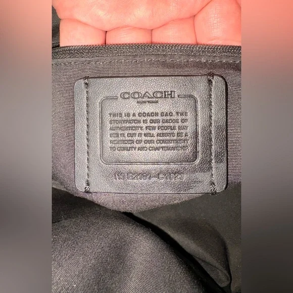 Coach Pennie Signature Canvas Pebble Leather Shoulder Bag - Picture 7 of 7